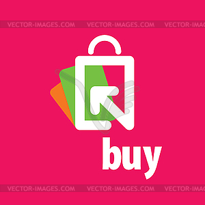 Shopping logo - vector clipart / vector image