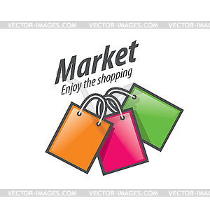 Shopping logo - vector clip art