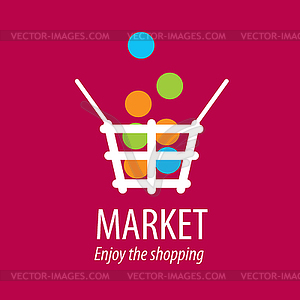 Shopping logo - vector clipart