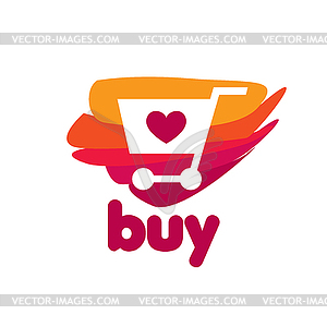 Shopping logo - vector image