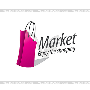 Shopping logo - vector clip art