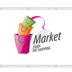 Shopping logo - vector clipart