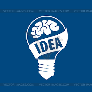 Brain logo - vector clipart