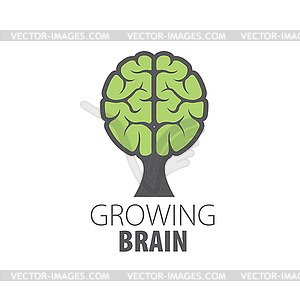 Brain logo - vector clipart