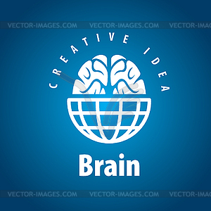 Brain logo - vector image