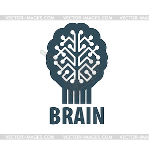 Brain logo - vector clipart