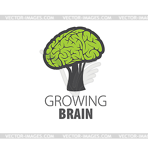 Brain logo - vector image