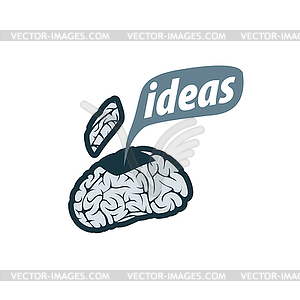 Brain logo - vector image