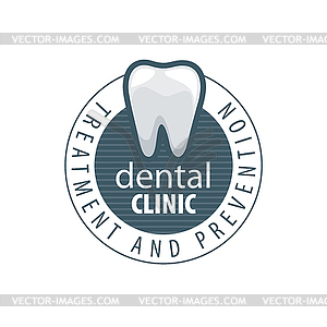 Logo dentistry - vector image