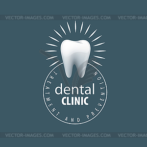 Логотип стоматологии - изображение в векторе
