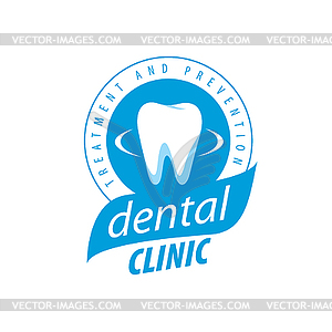 Логотип стоматологии - изображение в векторном формате