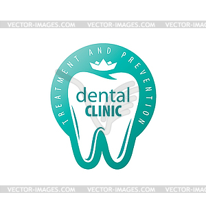 Logo dentistry - vector image