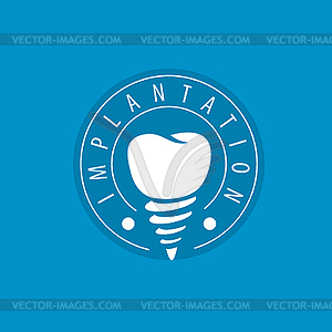 Logo dentistry - vector clip art