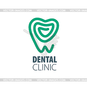 Logo dentistry - vector clip art