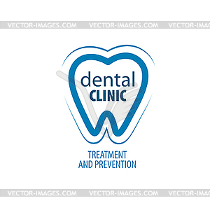 Logo dentistry - vector clipart