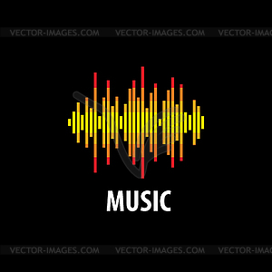 Logo music - vector EPS clipart