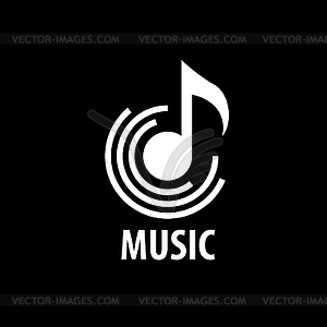 Logo music - stock vector clipart