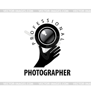 Logo for photographer - royalty-free vector clipart