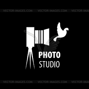 Logo for photographer - vector image