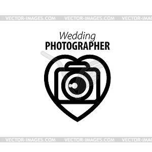 Logo for photographer - vector clipart