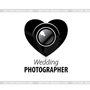 Logo for photographer - vector image