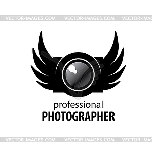Logo for photographer - vector clipart