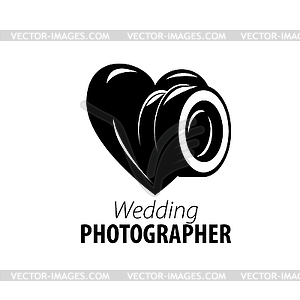 Logo for photographer - vector image