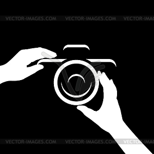 Logo for photographer - vector clipart