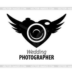 Logo for photographer - vector clipart