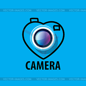 Logo for photographer - vector image