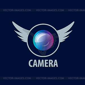 Logo for photographer - vector image