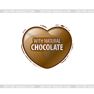 Logo chocolate - vector clipart