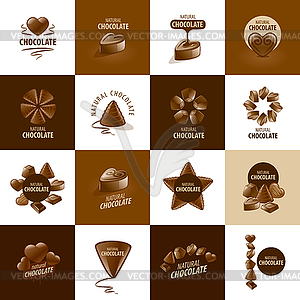 Logo chocolate - vector EPS clipart