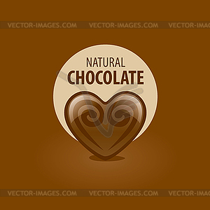 Logo chocolate - vector clip art