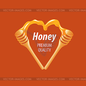 Honey logo - vector clip art