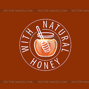 Honey logo - vector EPS clipart