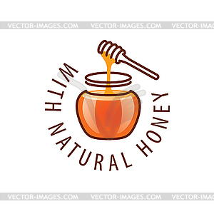 Honey logo - vector clipart