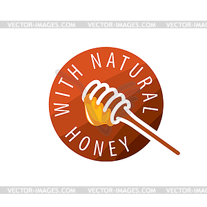 Honey logo - vector clip art