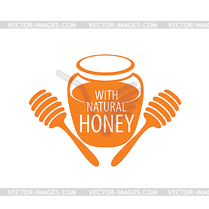 Honey logo - vector clipart / vector image