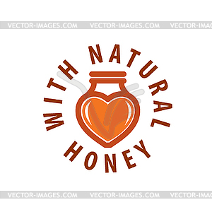 Honey logo - vector clip art