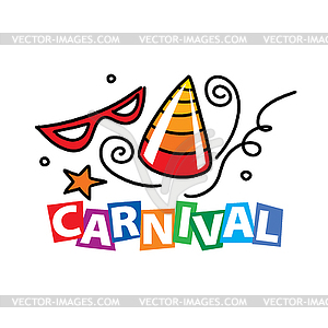 Carnival logo - vector clipart