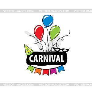 Carnival logo - vector clip art