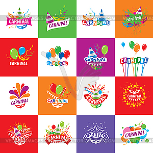 Carnival logo - vector clipart