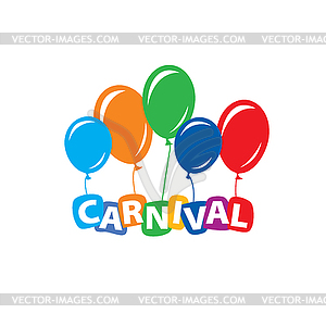 Carnival logo - vector image