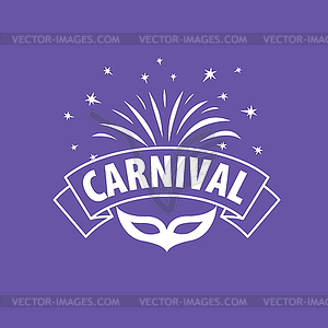 Carnival logo - vector image