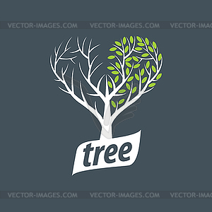 Logo tree - vector EPS clipart