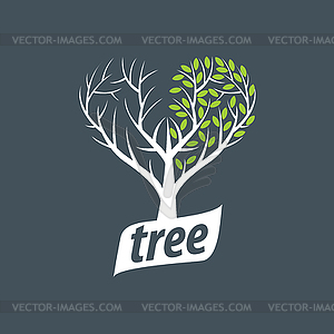 Logo tree - vector EPS clipart
