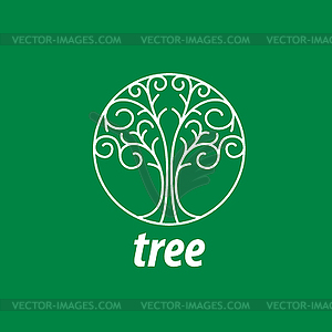 Logo tree - vector image