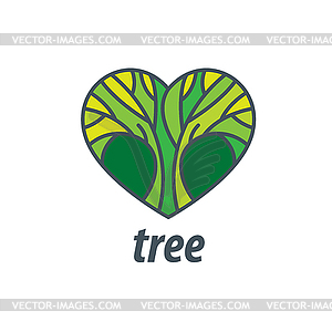 Logo tree - vector clip art