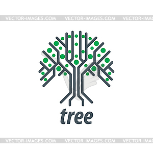 Logo tree - vector clipart